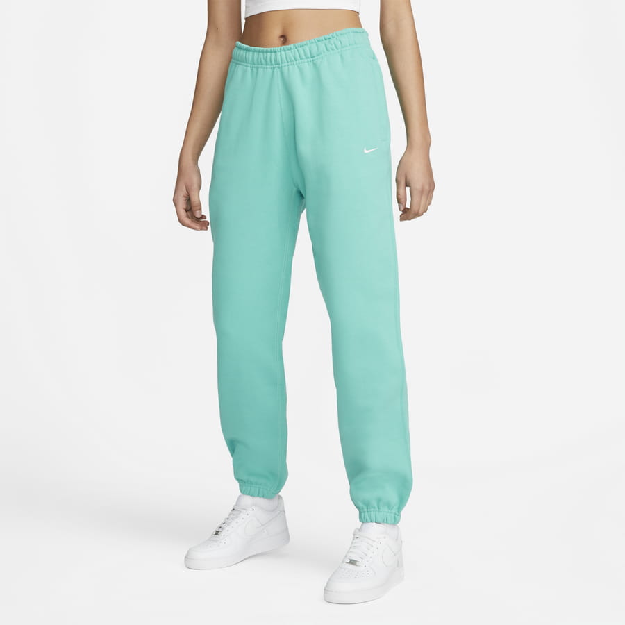 Спортни панталони Nike Solo Swoosh Fleece Pants Тюркоазено | CW5565-393, 0