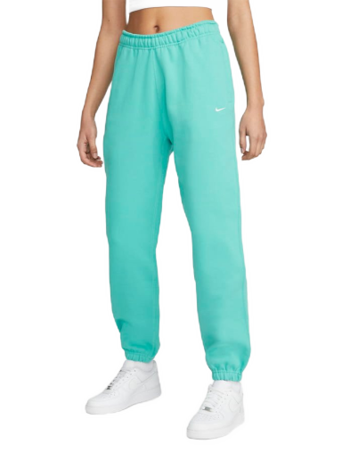 Спортни панталони Nike Solo Swoosh Fleece Pants Тюркоазено | CW5565-393