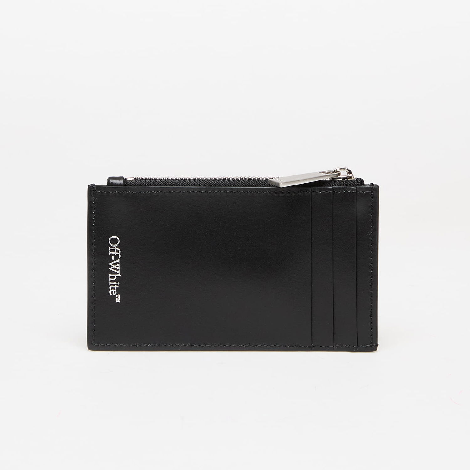 Портфейл Off-White Off-White Bookish Zipped Card Holder Черно | OMND095C99LEA0011001, 1