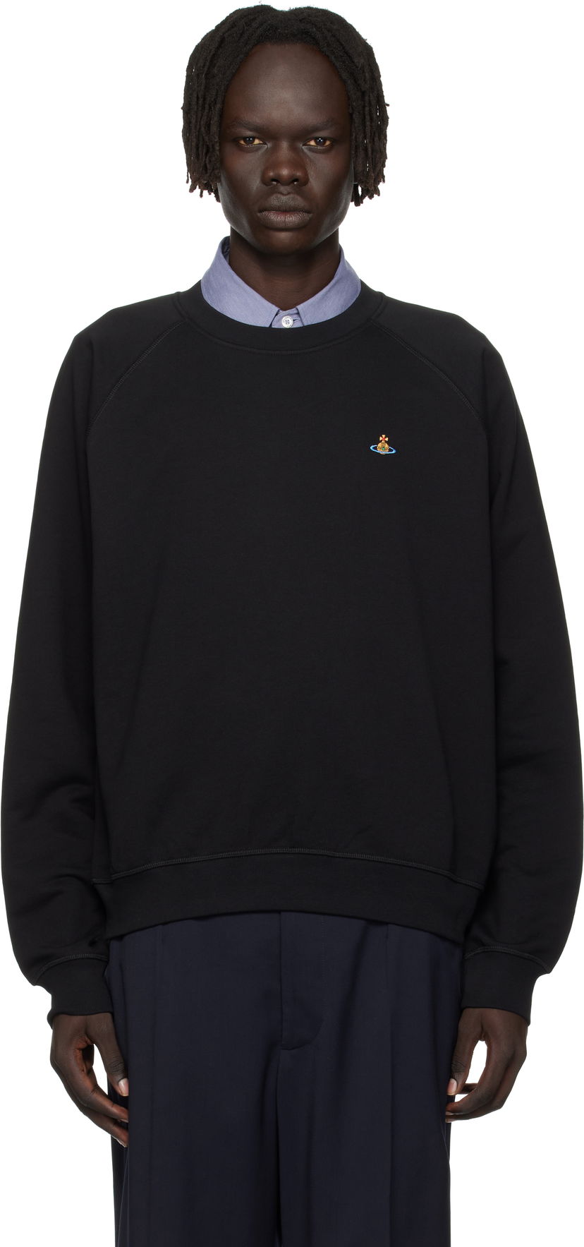 Суитчър Vivienne Westwood Vivienne Westwood Raglan Sweatshirt Черно | 3I010014-J006O-