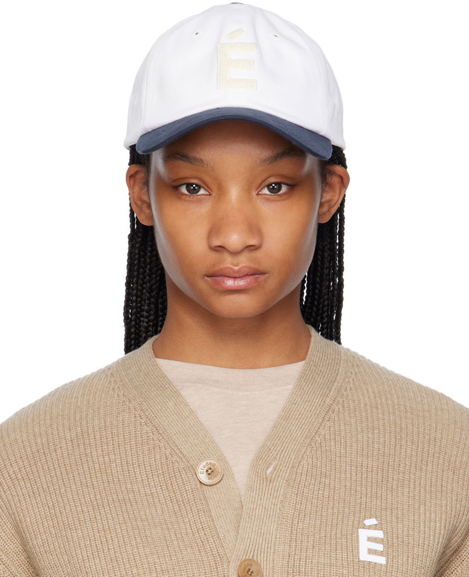 Шапка с козирка Études Two Tone Baseball Cap Бяло | E24NM912A01800, 0