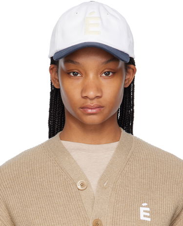Шапка с козирка Études Two Tone Baseball Cap Бяло | E24NM912A01800, 0