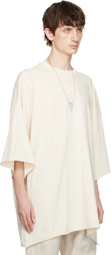 Тениска Rick Owens Rick Owens Hollywood Tommy T-Shirt Бежово | RU01E5283 JNC, 1