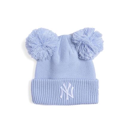 Шапка New Era NY Yankees Double Pom Beanie Синьо | 60565276, 0