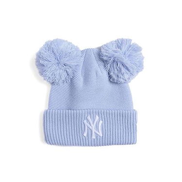 Шапка New Era NY Yankees Double Pom Beanie Синьо | 60565276, 0
