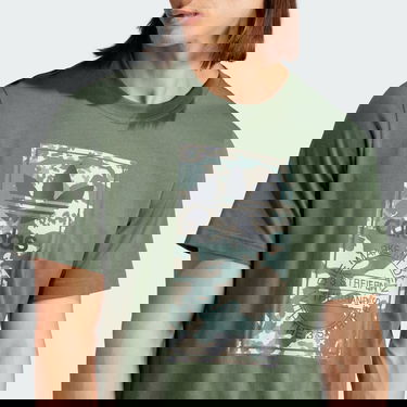 Тениска adidas Originals Graphics Camo Tongue Зелено | IU4684, 5