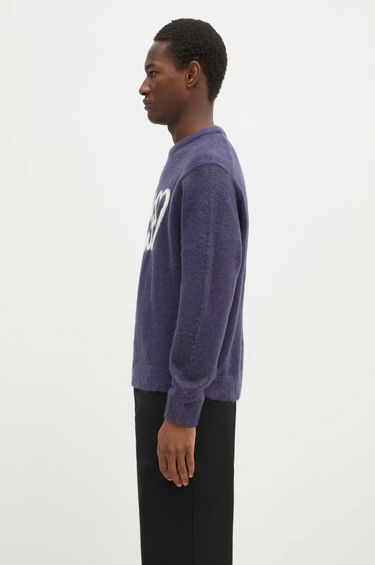 Пуловер thisisneverthat thisisneverthat Heart Logo Knit Sweater Лилаво | TN243KKNPK11, 1