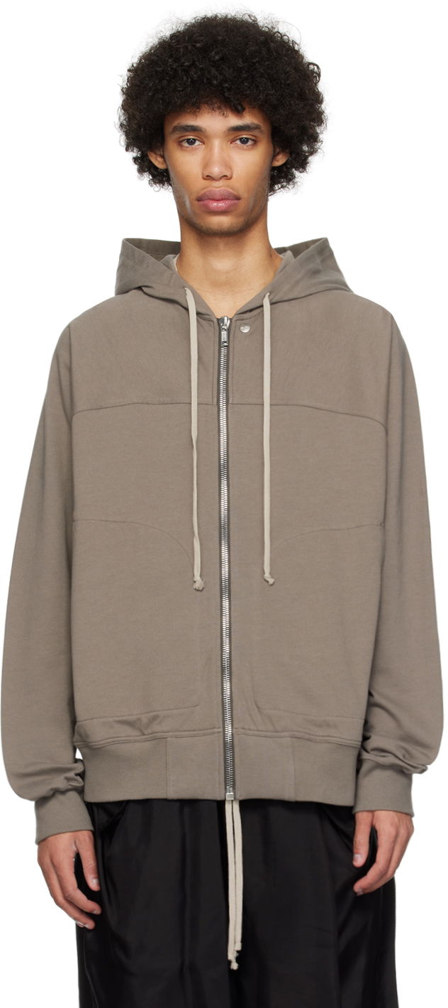 Суитчър Rick Owens Windbreaker Hoodie Сиво | RU01D3241 BA