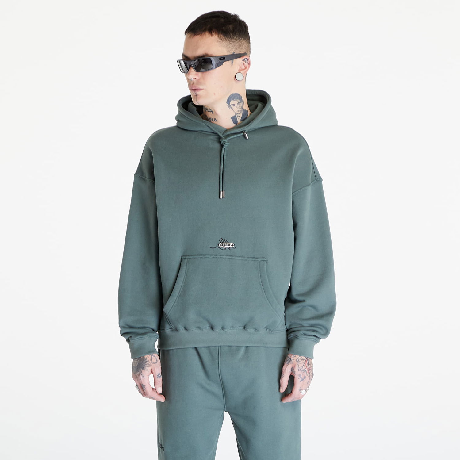 Суитчър Footshop Everyday Hoodie Тюркоазено | FTSHP_270, 0