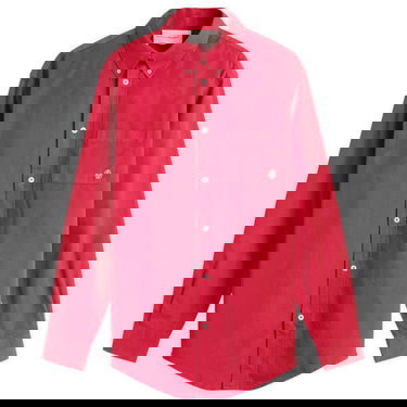 Риза Drôle de Monsieur Mirror Long Sleeve Button-Up Shirt Червено | I-SH240-CO178-RD, 1