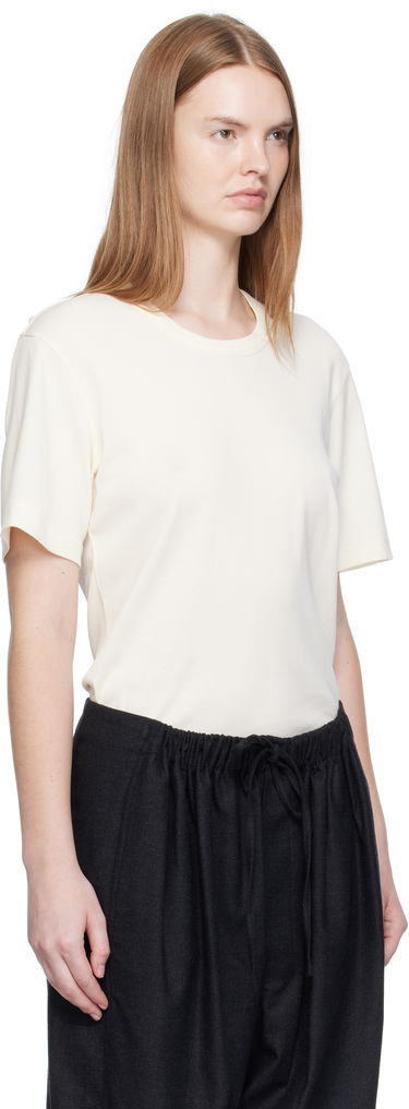 Тениска LEMAIRE LEMAIRE Rib T-shirt Бяло | TO1440 LJ1016, 1