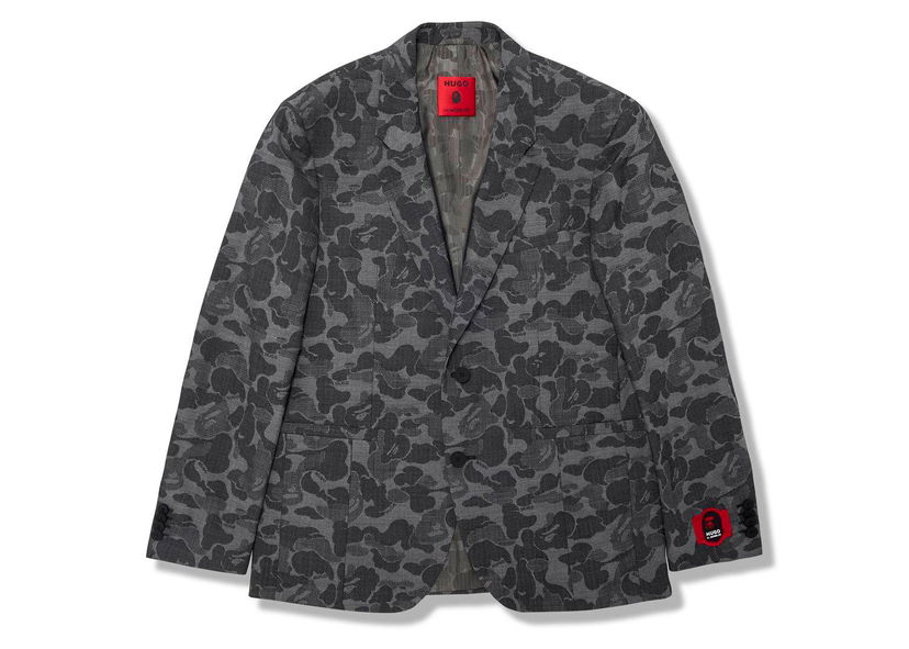 Яке BAPE BAPE x Hugo Camo Jacket Black Черно | 7I23-142-901
