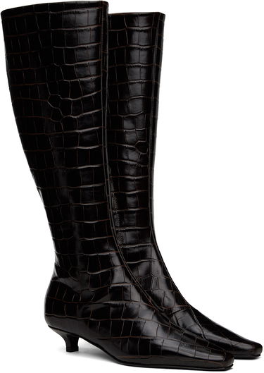 Дъждобран TOTEME TOTEME 'The Slim' Knee-High Boots Черно | 241-WAS954-LE0023, 3