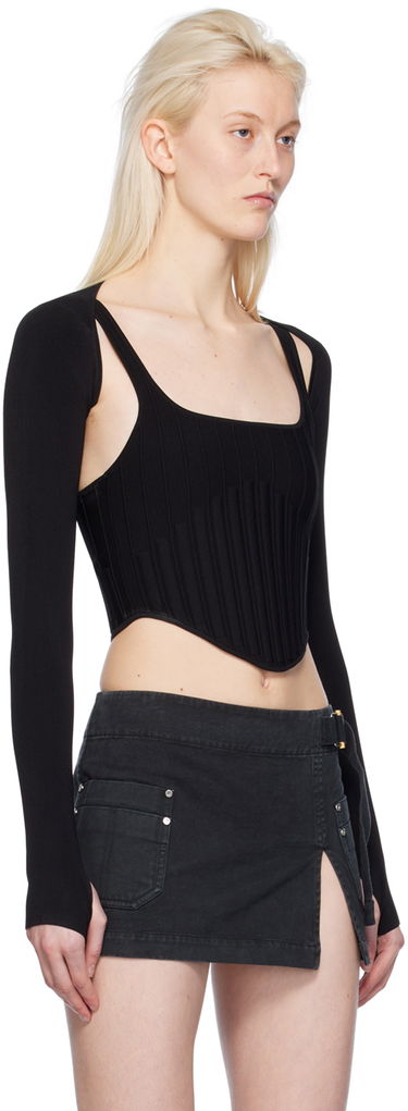 Пола Dion Lee Ventral Compact Corset Top Черно | A7772PS24, 1