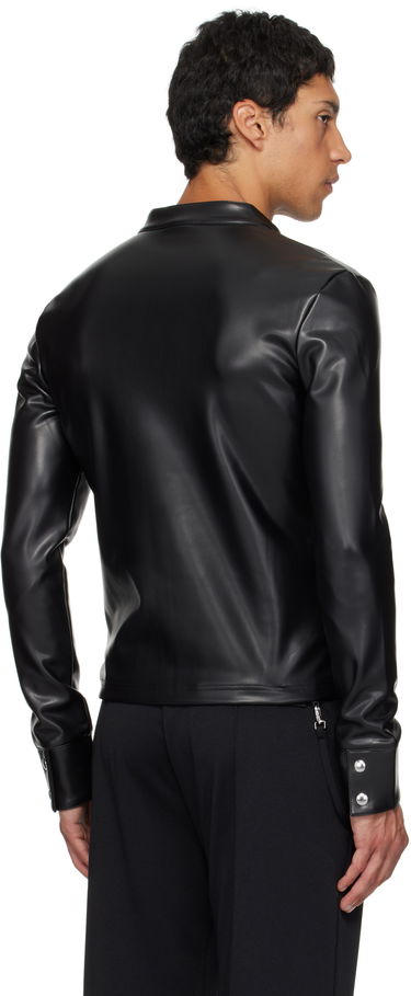 Яке Courrèges Courrèges Faux-Leather Biker Jacket Черно | 325CTO448PU0049, 2