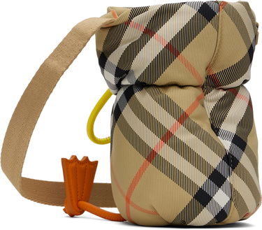 Чанта през рамо Burberry Bottle Bag Duck Nylon Бежово | 8089351, 2