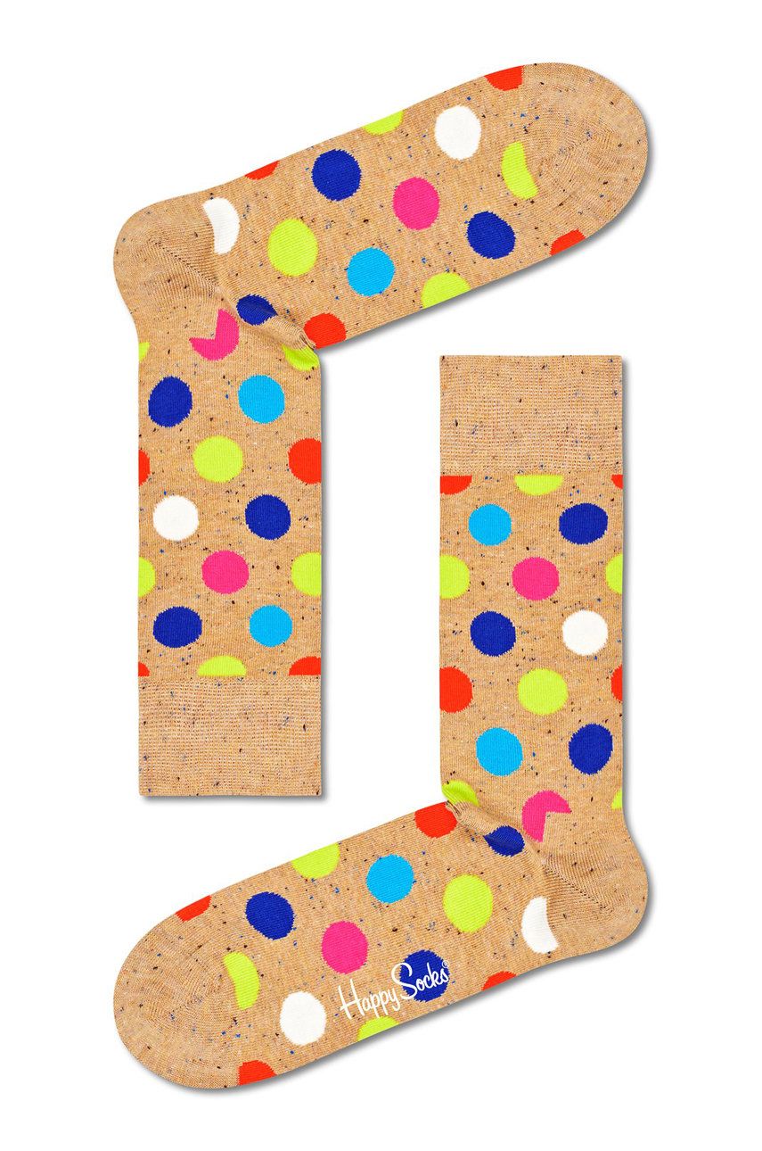 Чорапи Happy Socks Big Dot Socks Бежово | BDO01.1700.M, 0