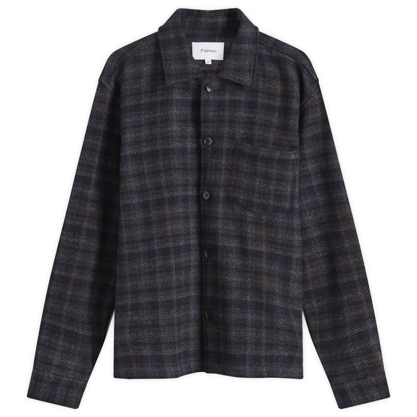 Риза Palmes Rocco Check Overshirt Черно | P30-0024-121