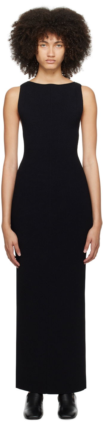 Pокля Khaite The Evelyn Maxi Dress Черно | 9419400, 0