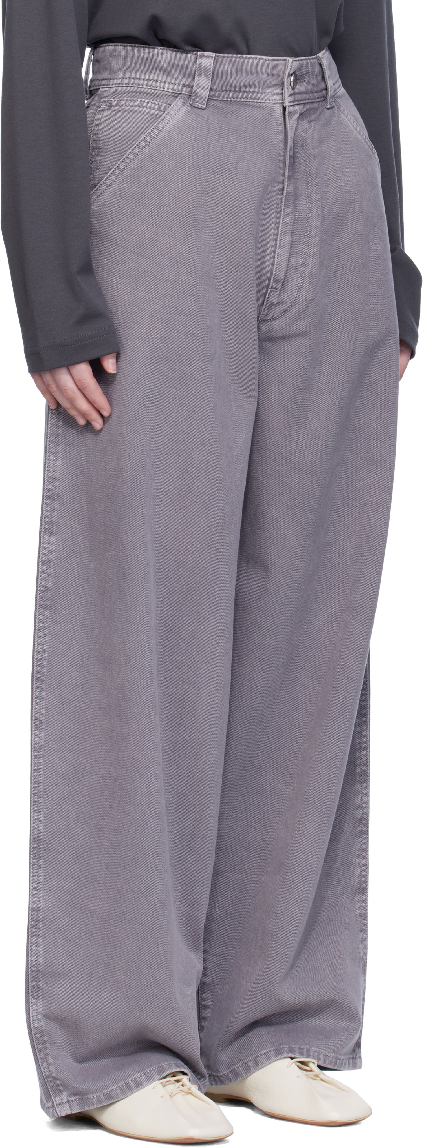 Дънки LEMAIRE Lemaire Large Jeans Сиво | PA1224 LD1063, 1