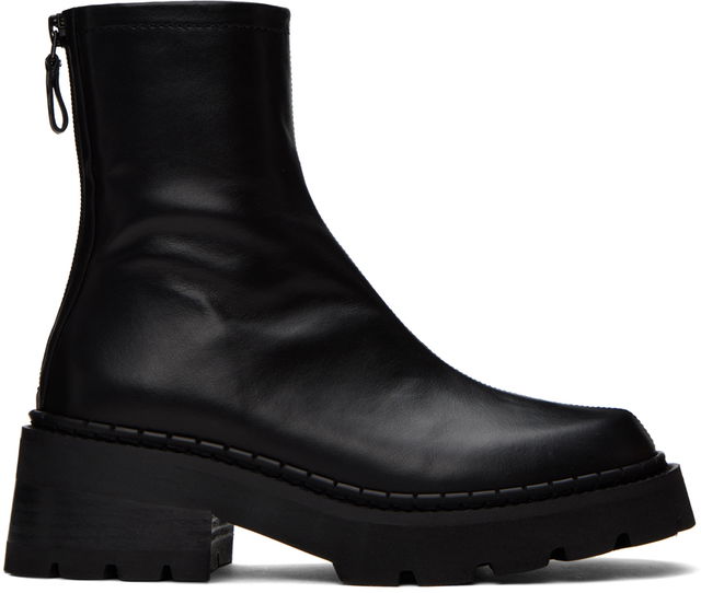 BY FAR Alister Leather Ankle Boots