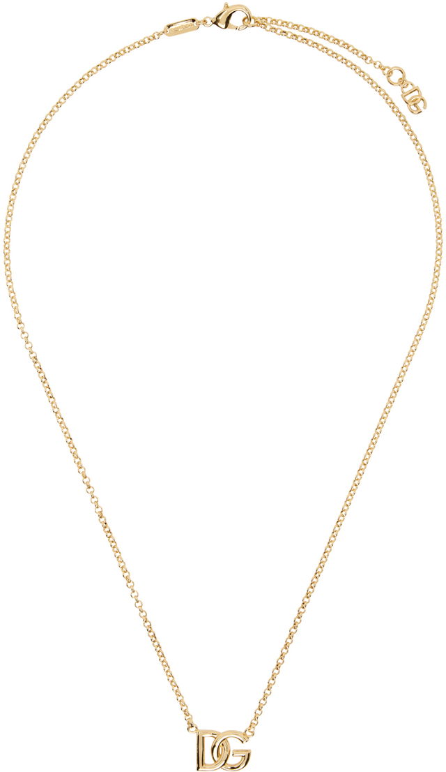 Gold 'DG' Necklace