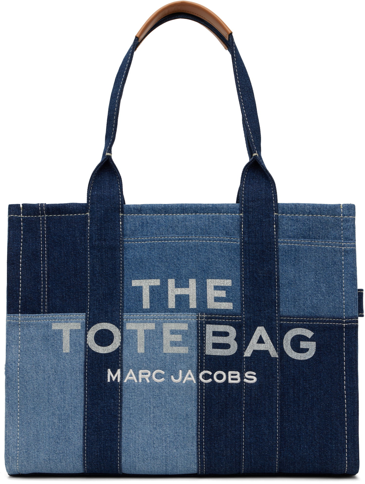 Голяма пазарска чанта Marc Jacobs Marc Jacobs 'The' Large Denim Tote Bag Синьо | H018M06FA21, 0