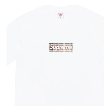 Тениска Supreme Burberry Box Logo T-Shirt Бяло | SUP-SS22-127, 0