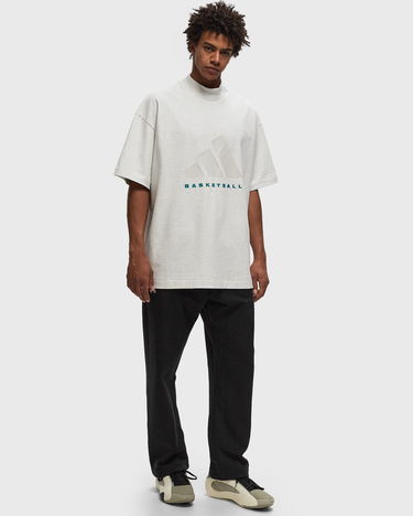 Тениска adidas Originals adidas BASKETBALL T-SHIRT, Grau Бяло | IW5645, 1