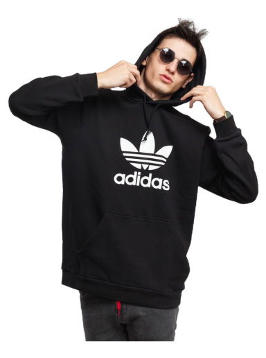 Суитчър adidas Originals Trefoil Hoodie Черно | DT7964