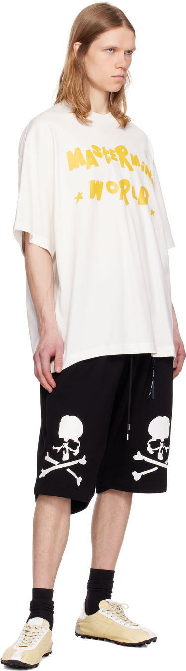 Тениска Mastermind WORLD Mastermind World Oversized Stay T-Shirt Бяло | MW25S14-TS052-022, 3