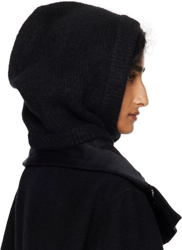 Шапка Rick Owens Rick Owens Alpaca Knit Hood Черно | RP02E4481 KWP, 2