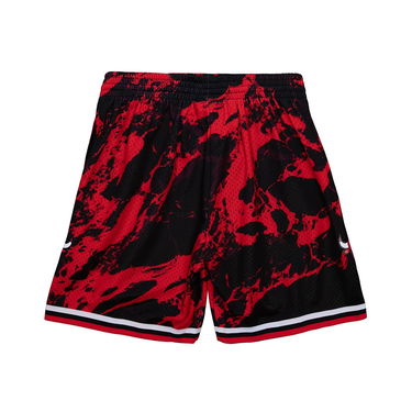 Къси панталони Mitchell & Ness NBA Chicago Bulls Team Marble Swingman Shorts Черно | PFSW1279-CBU97PPPBLCK, 1