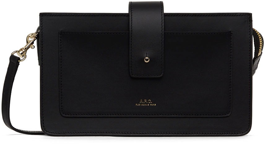 Чанта през рамо A.P.C. Albane Clutch Bag Черно | PXAWV-F63320, 0