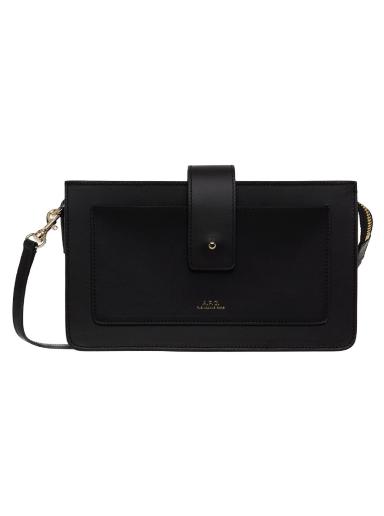 Чанта през рамо A.P.C. Albane Clutch Bag Черно | PXAWV-F63320