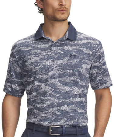 Поло тениска Under Armour UA Drive Chill Printed Polo Shirt Синьо | 1389597-045, 0
