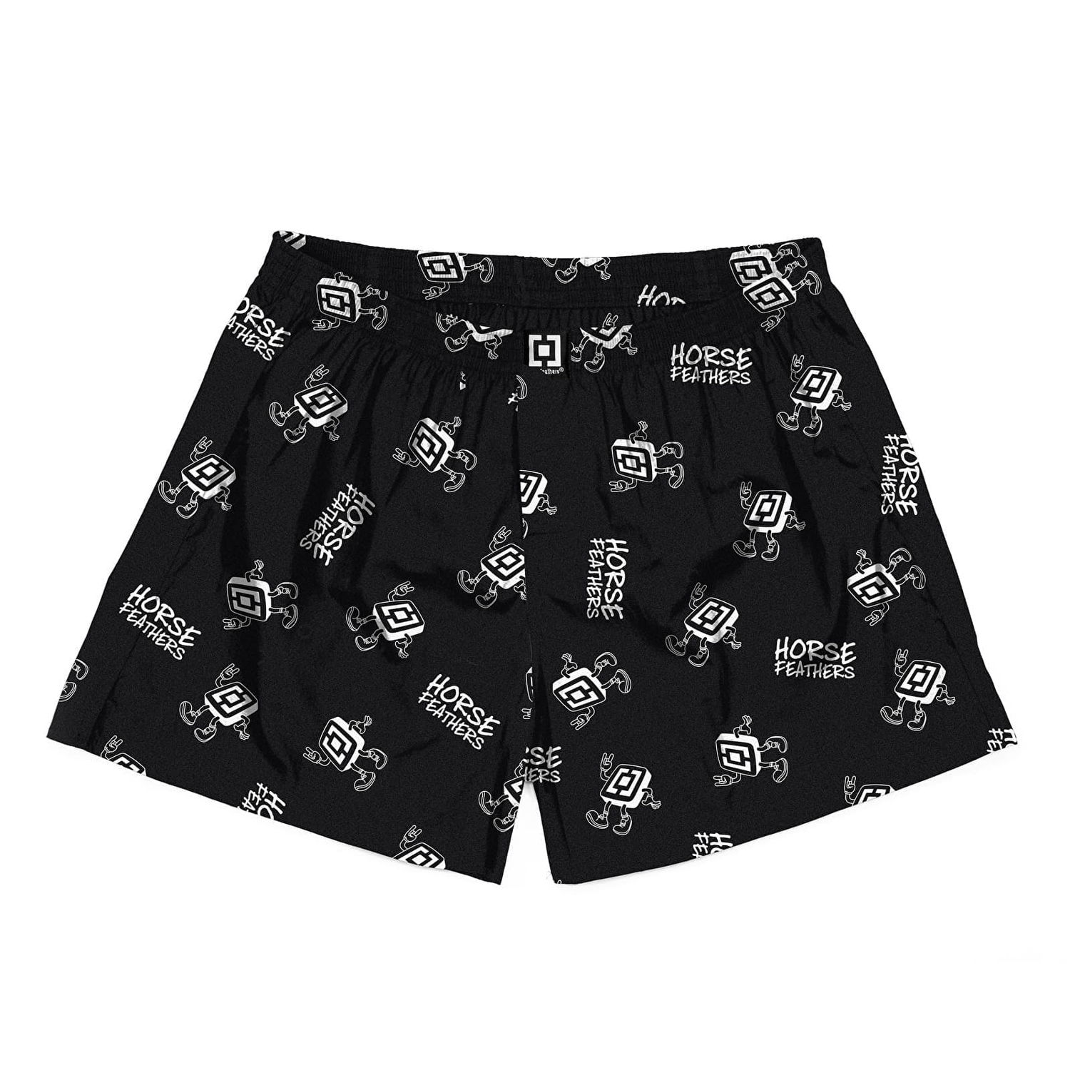 Боксерки Horsefeathers Boxers Manny Boxer Shorts Logoman Черно | AA1035Z, 0