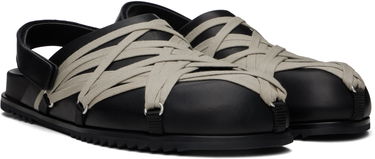Облекло Rick Owens Rick Owens Hollywood Megalaced Mules Черно | RU01E5813 LOOW1, 3
