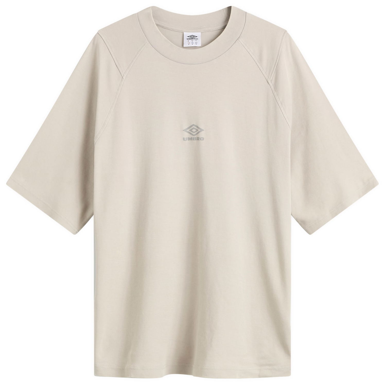 Тениска Umbro Washed High Neck Boxy T-Shirt, Size Small Бежово | 66637U-MRY, 0