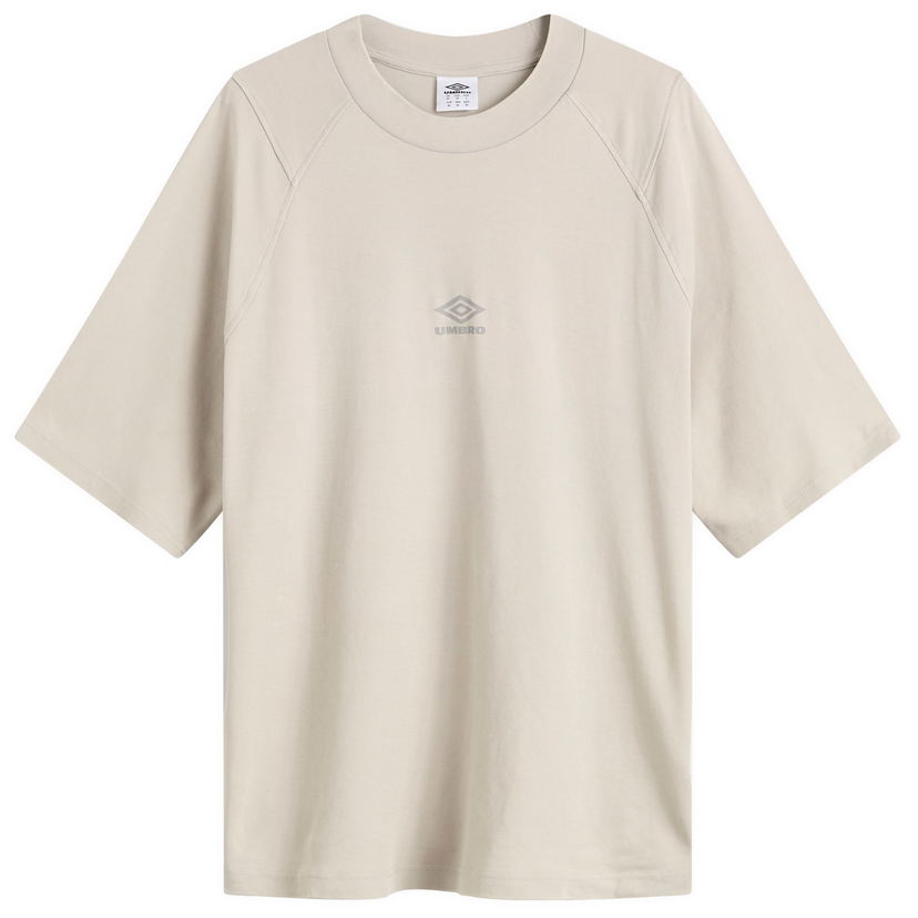 Тениска Umbro Washed High Neck Boxy T-Shirt, Size Small Бежово | 66637U-MRY