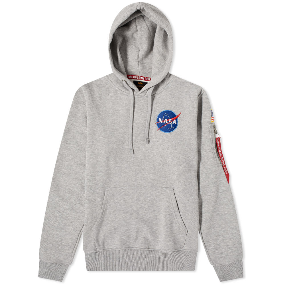 Суитчър Alpha Industries Space Shuttle Hoody Сиво | 178317-17, 0