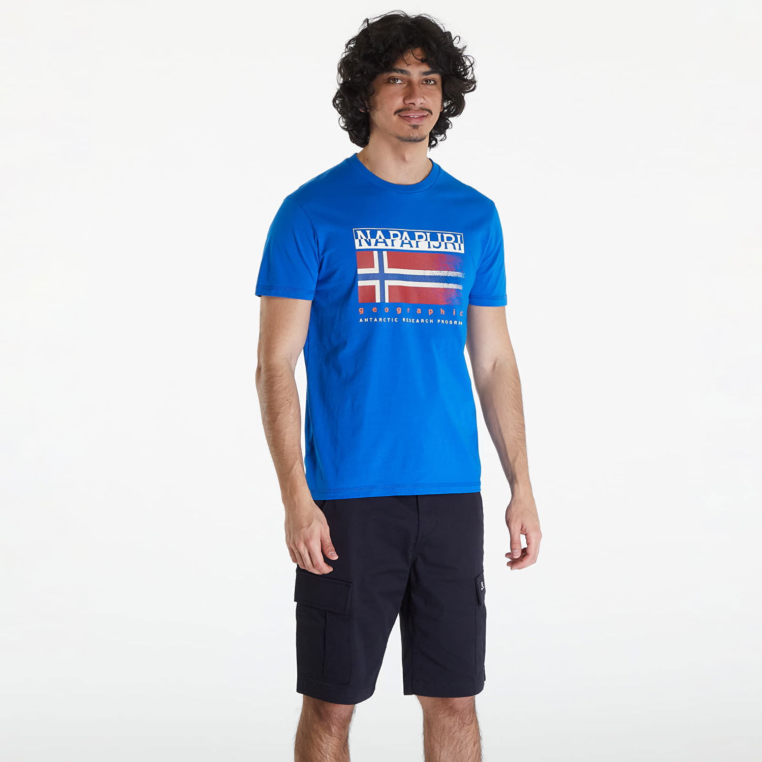 Тениска Napapijri S-Kreis Tee Blue Синьо | NP0A4HQRB2L1, 0