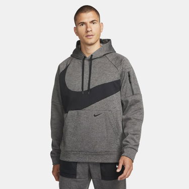 Суитчър Nike Therma-FIT Pullover Fitness Hoodie Сиво | DQ5401-071, 0