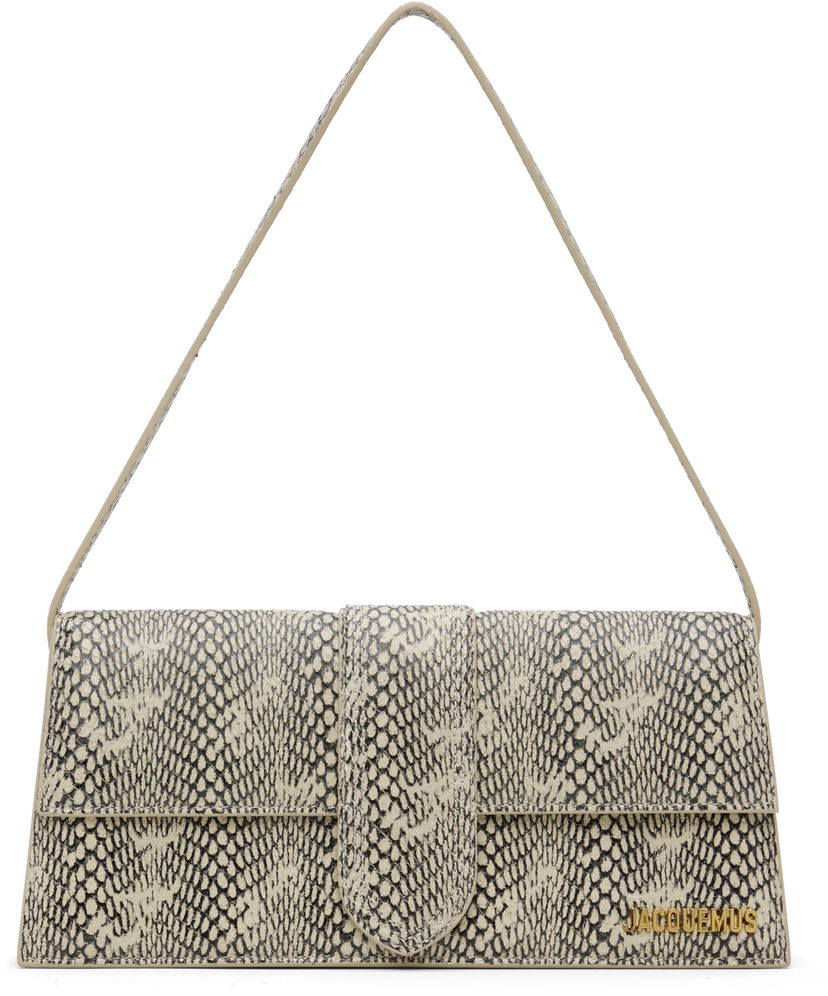 Чанта през рамо Jacquemus Snakeskin print 'The long Bambino' shoulder bag Многоцветен | 25HBAW00013AC05G04