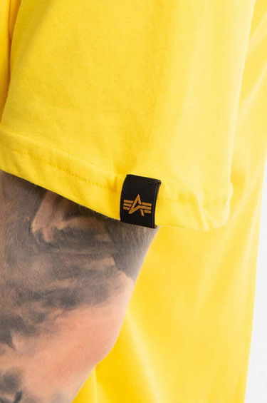 Тениска Alpha Industries Alpha Industries Basic T-Shirt Жълто | 100501.465, 4