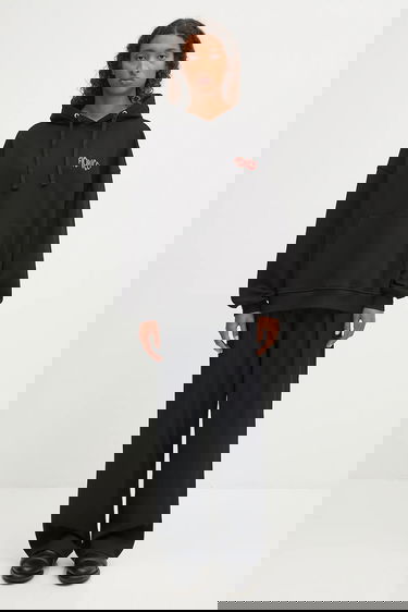 Суитчър Fiorucci Fiorucci Cherry Mouth Print Relaxed Fit Hoodie Черно | W02FPSHO092CJ05BK02, 5