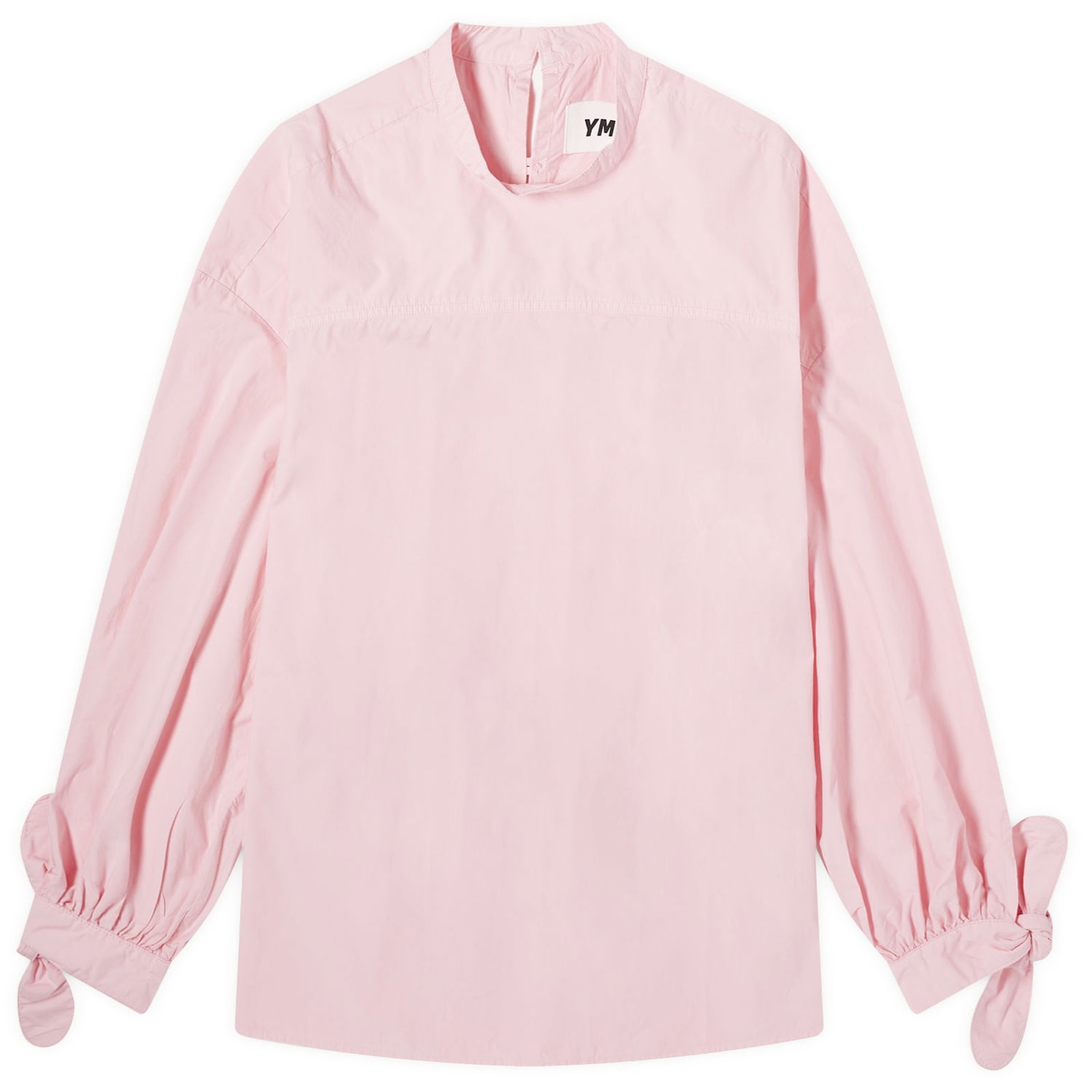 Риза YMC Rush Long Sleeve Shirt With Tie Cuffs Розово | Q2WMJ-60, 1