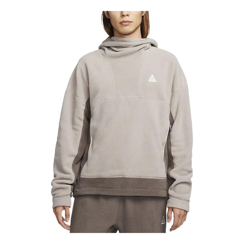 Суитчър Nike ACG ACG Therma-FIT 'Wolf Tree' Pullover Hoodie Бежово | DQ5780-087