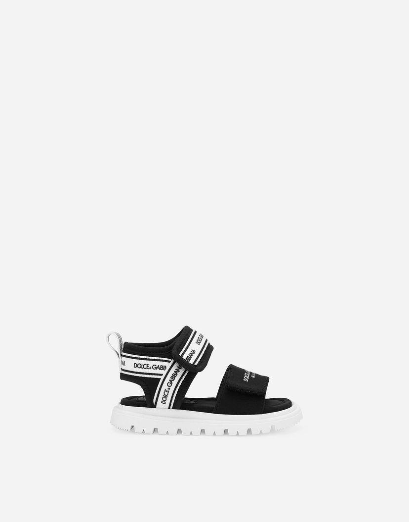 Кецове и обувки Dolce & Gabbana Dolce & Gabbana Sandals With Logo For First Steps Многоцветен | DL0082AE92889690