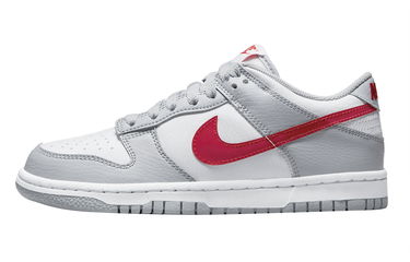 Кецове и обувки Nike Dunk Low "Grey Red" GS Сиво | DV7149-001, 0